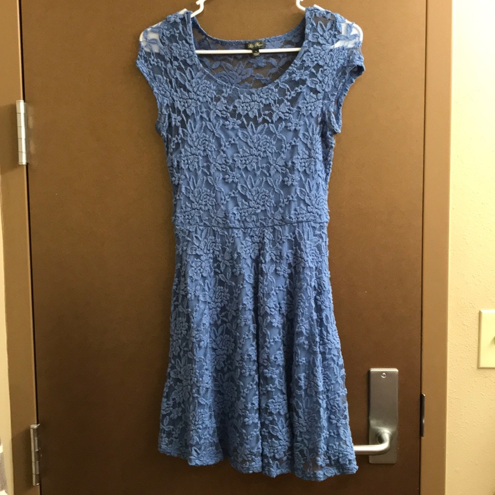 Blue Lace Dress